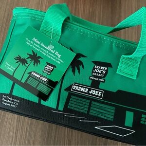 TRADER JOE’S MINI INSULATED BAG EMERALD